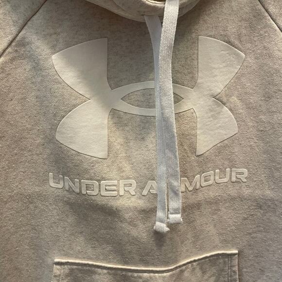 Under Armour Large Gray Hoodie | Loose Fit Pullover, Kangaroo Pocket, EUC - Picture 4 of 9